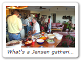 What's a Jensen gathering without food