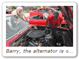 Barry, the alternator is on the other side